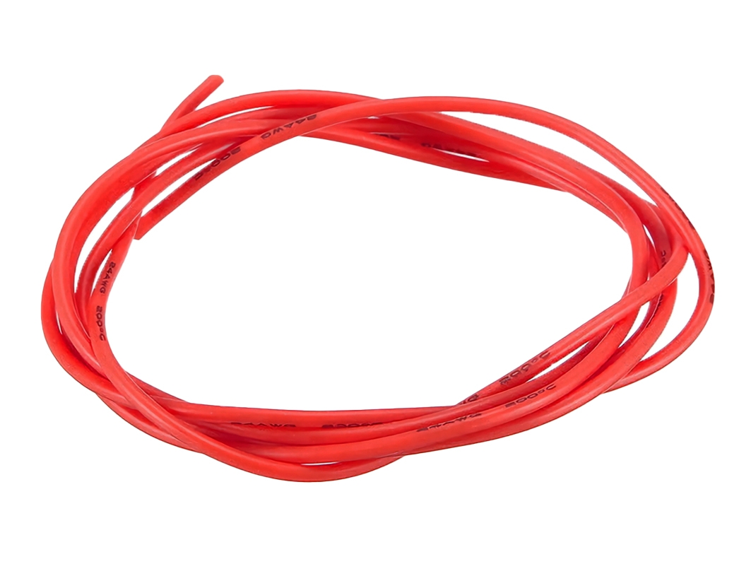  Силиконовый провод 24AWG (1 м / Красный) для Arduino ардуино
