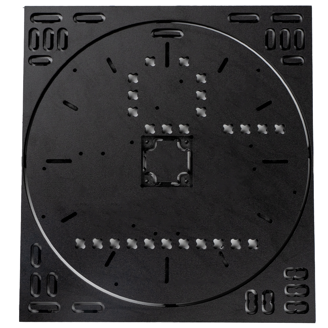  Конструктор ПВХ Чёрный «Корпус для пиксельных часов с таймером» для Arduino ардуино