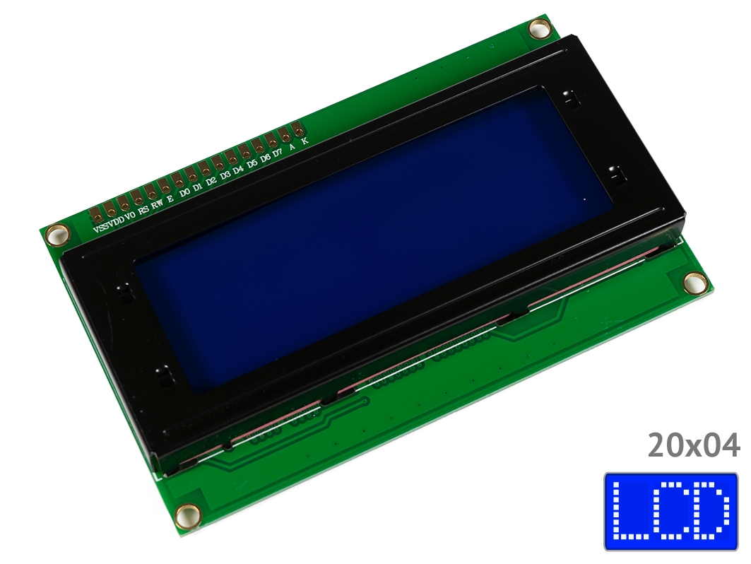  LCD2004 Символьный дисплей голубая подсветка 20x4  для Arduino ардуино