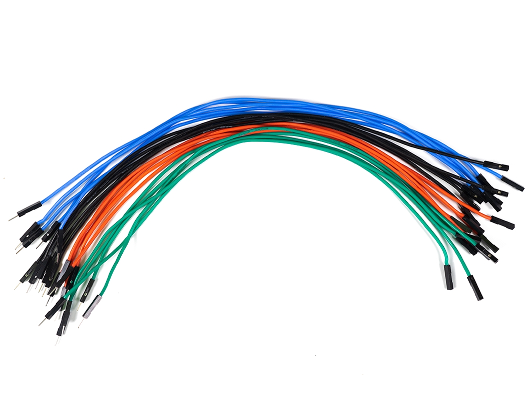  Соединительные силиконовые провода «папа-мама» (20 шт. / 30 см) для Arduino ардуино