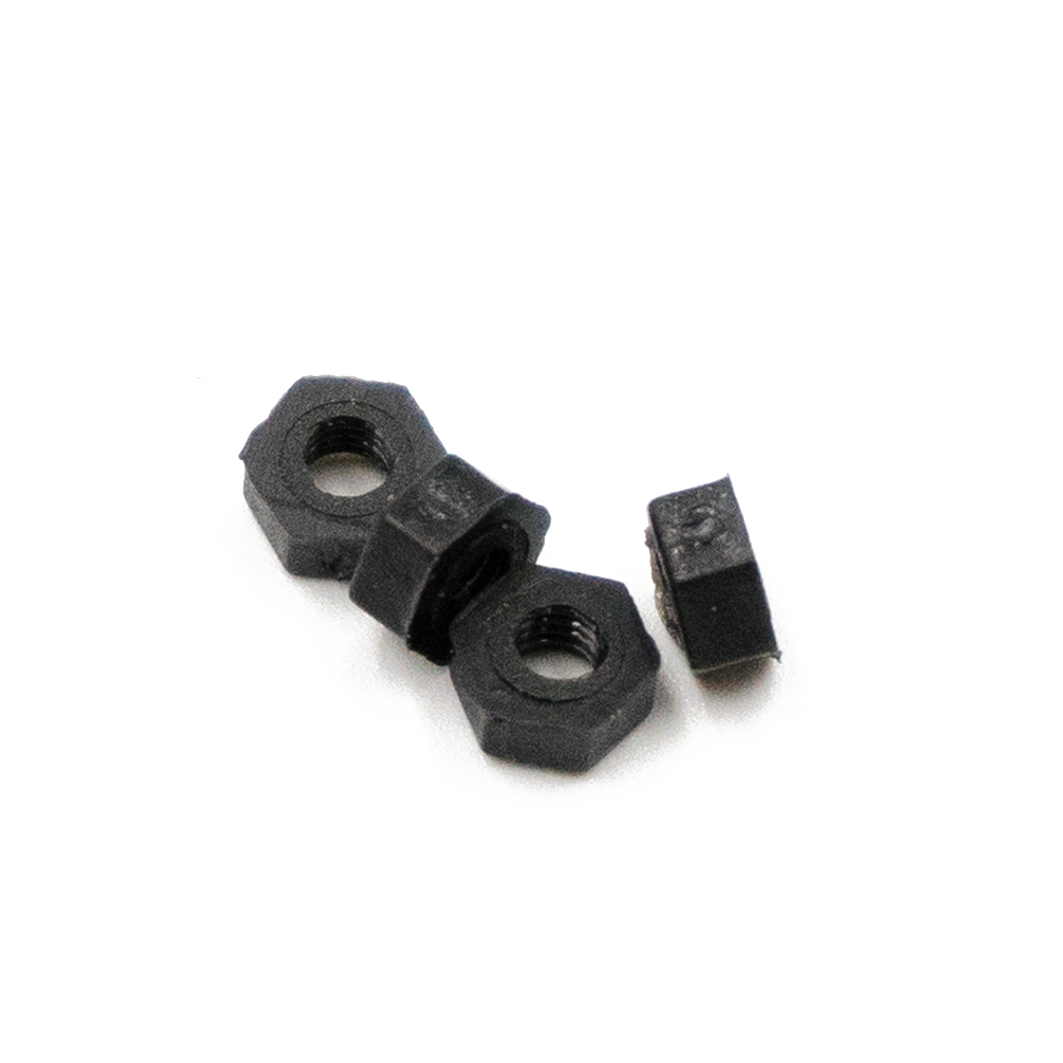  Гайка М3 Nylon-black, 4 штуки для Arduino ардуино
