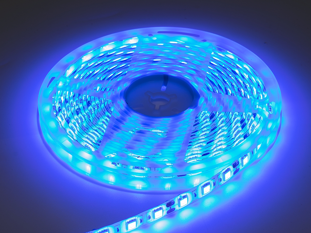  Светодиодная лента (Синяя, 5 м, 300 светодиодов) для Arduino ардуино