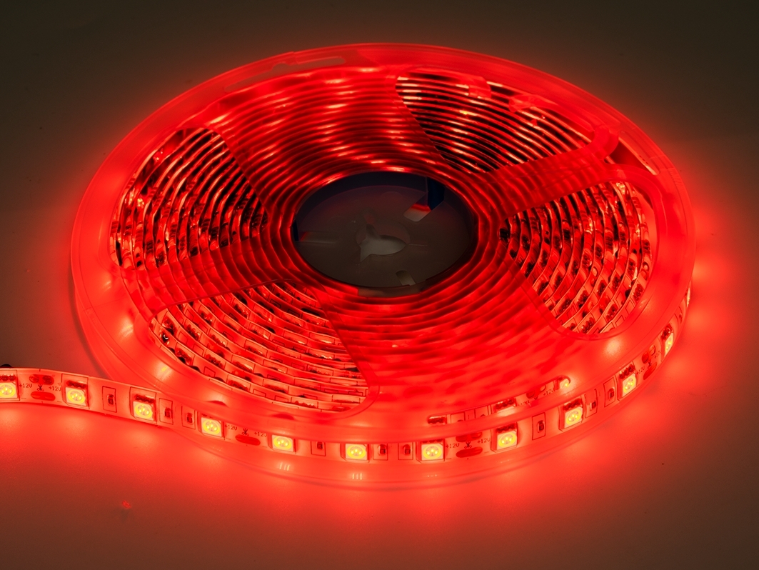  Светодиодная лента (Красная, 5 м, 300 светодиодов) для Arduino ардуино