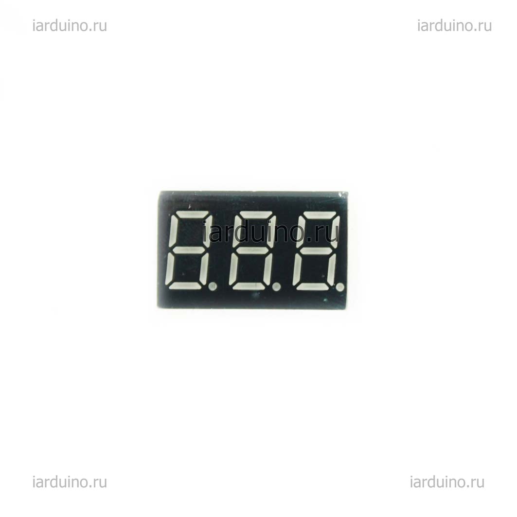  7-Сегментный индикатор 3 Символа для Arduino ардуино