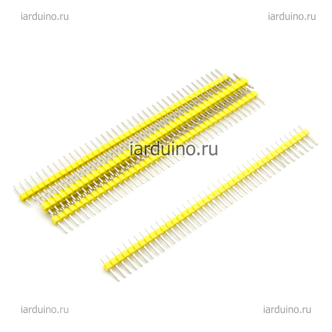  Желтый штыревой соединитель 40pin, 5 Шт. для Arduino ардуино