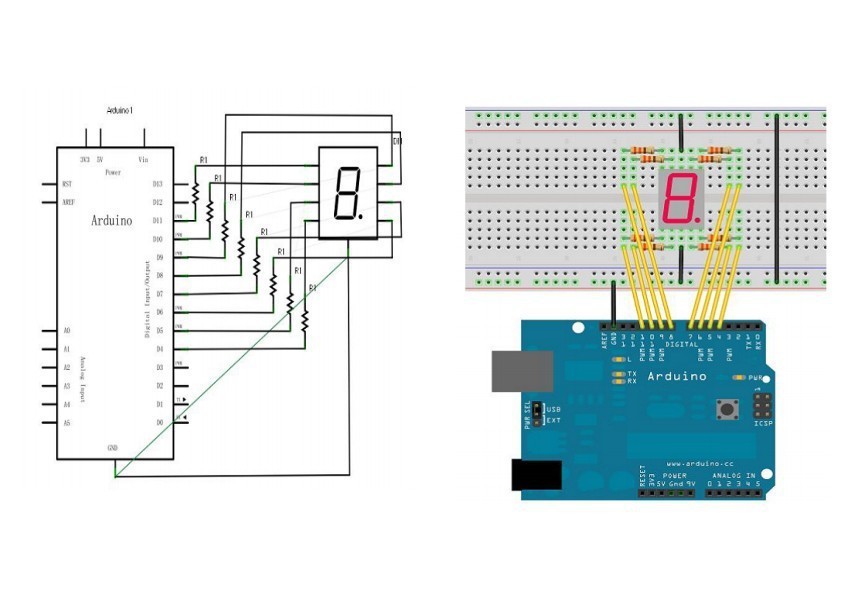 Arduino start. Arduino набор для начинающих. Знаток схема №21_OSC-1 Arduino start.