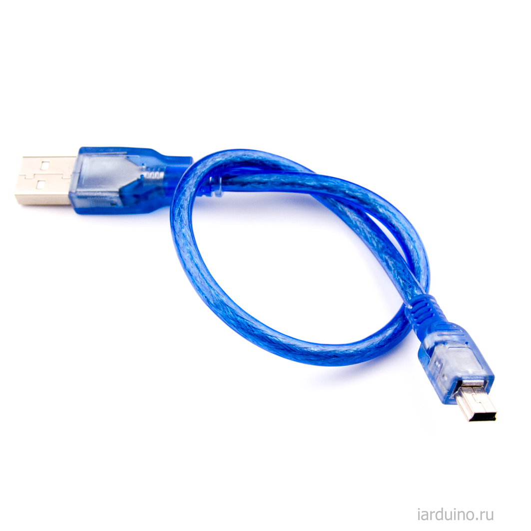  Кабель USB - miniUSB для Arduino ардуино
