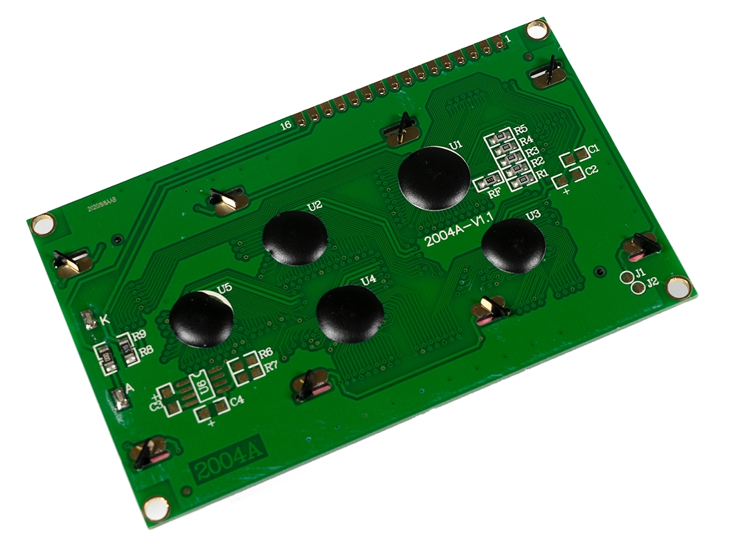  LCD2004 Символьный дисплей 20x4, зеленая подсветка для Arduino ардуино