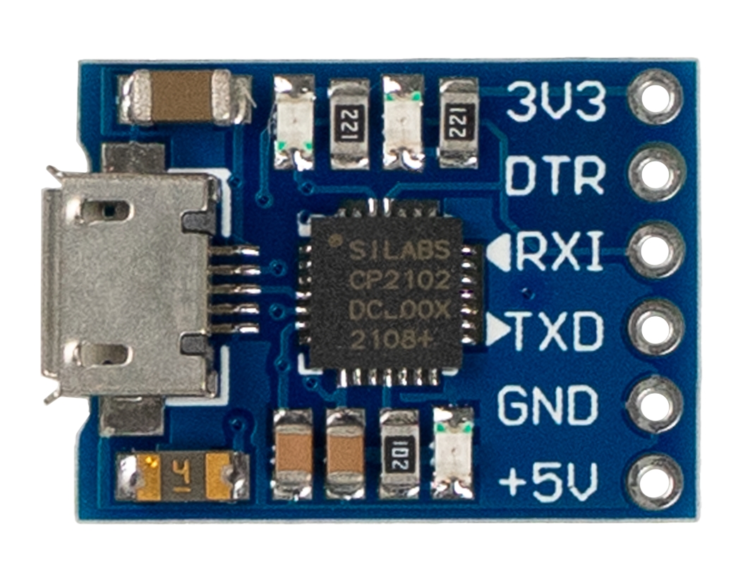  Преобразователь интерфейсов «USB – UART» (CP2102 / USB Micro) для Arduino ардуино