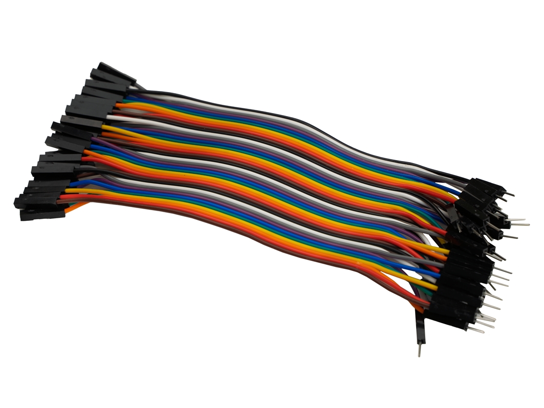  Соединительные провода &laquo;папа-мама&raquo; (40 шт. / 15 см) для Arduino ардуино