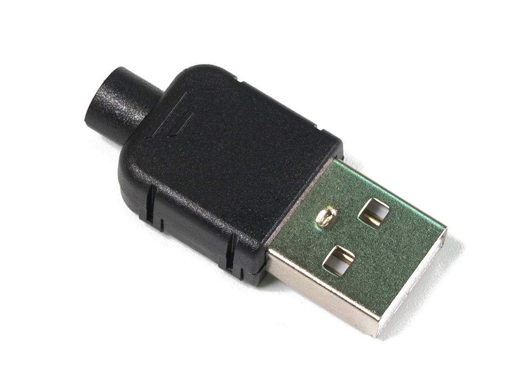  Вилка USB A (самосборная) для Arduino ардуино