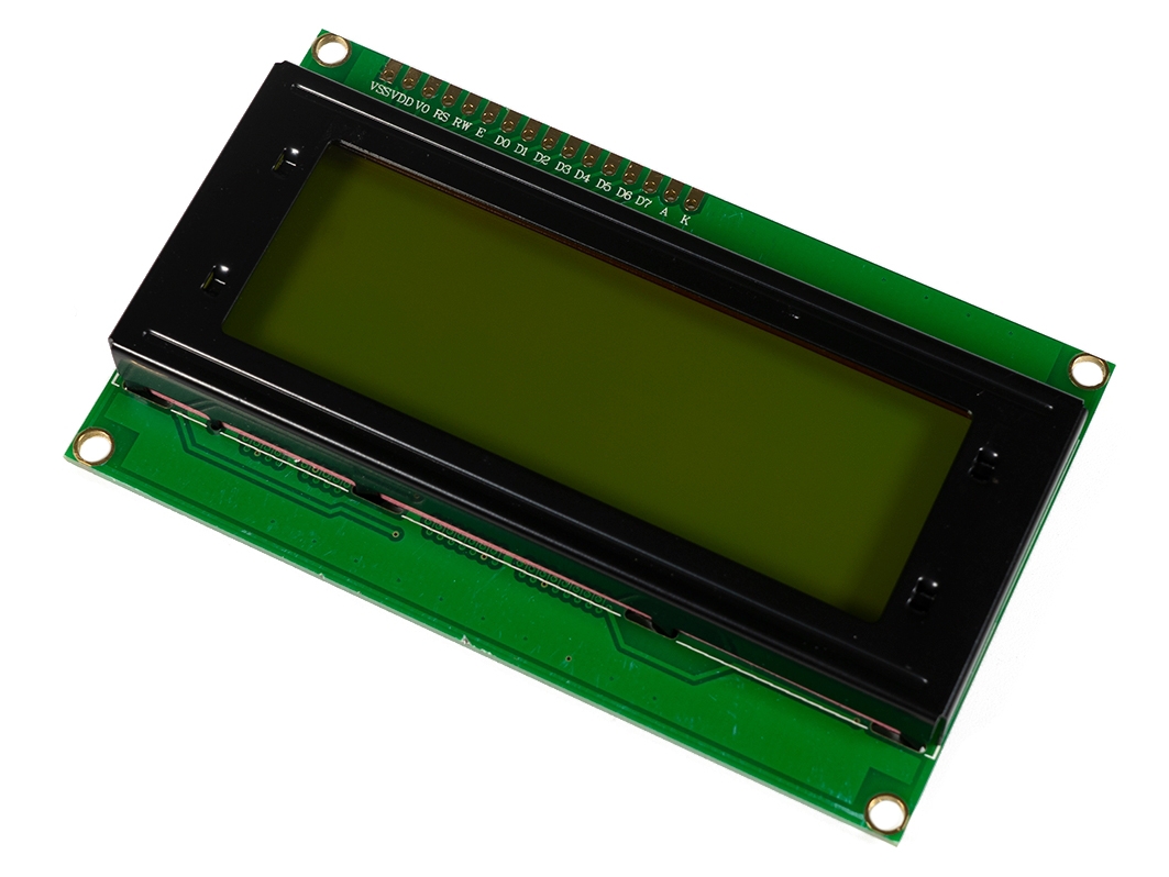 Символьный дисплей LCD2004 (Зелёная подсветка) для Arduino ардуино