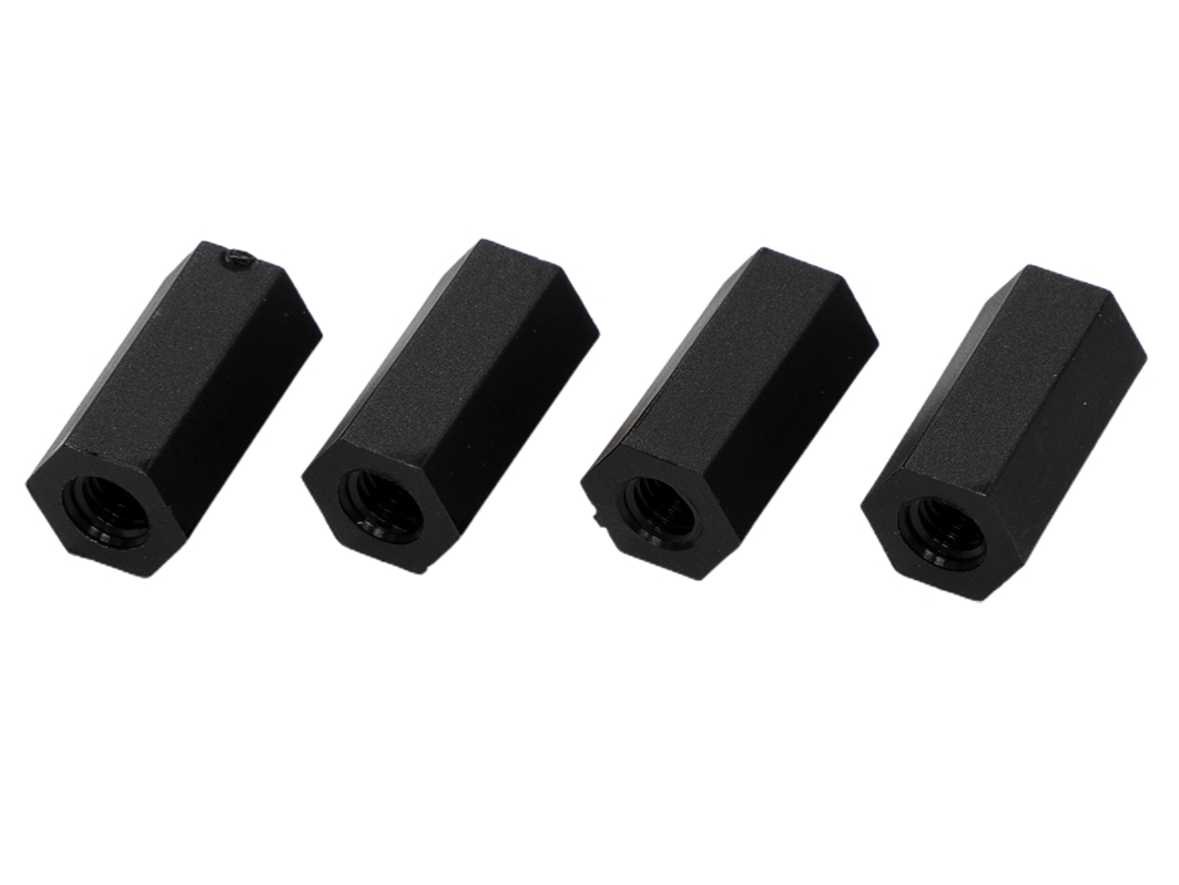  Стойка М3*11 Nylon-black, 4 штуки для Arduino ардуино