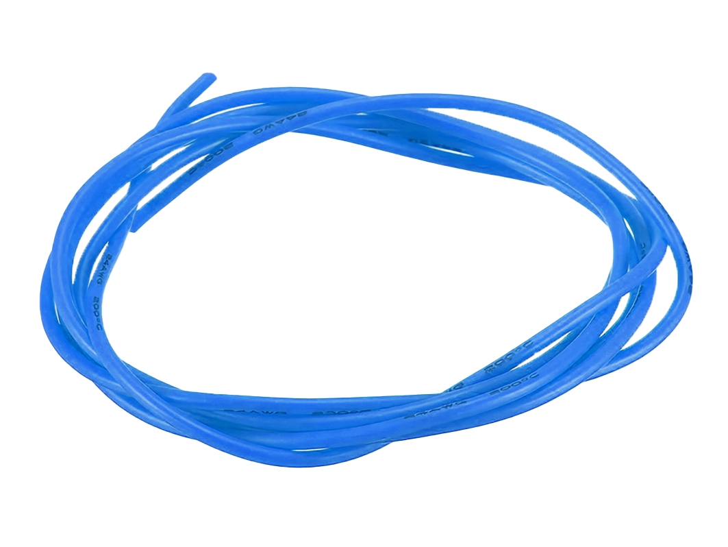 Силиконовый провод 24AWG (1 м / Синий) для Arduino ардуино