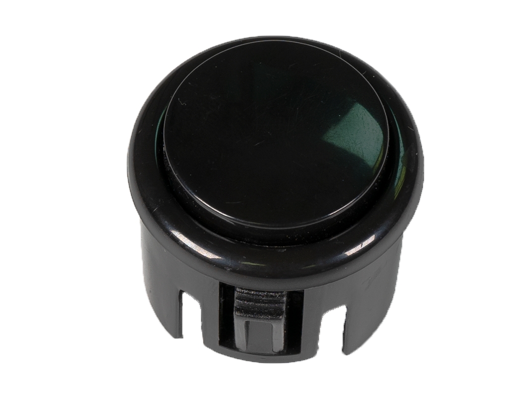  Кнопка аркадная 30мм, черная для Arduino ардуино