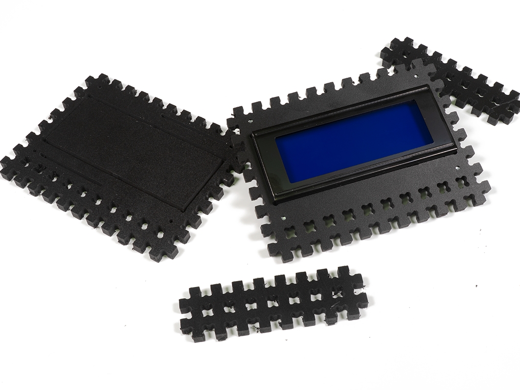  Крепления LCD2004 (конструктор ПВХ) для Arduino ардуино