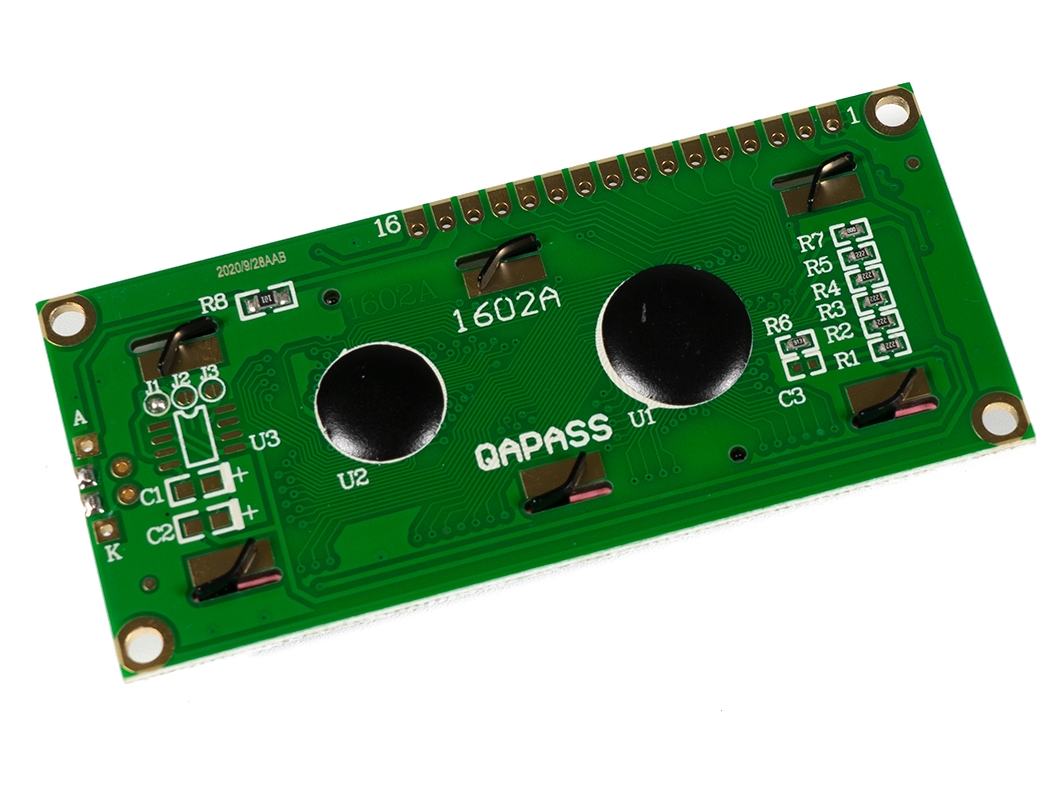  LCD1602 Символьный дисплей 16x2, синяя подсветка для Arduino ардуино