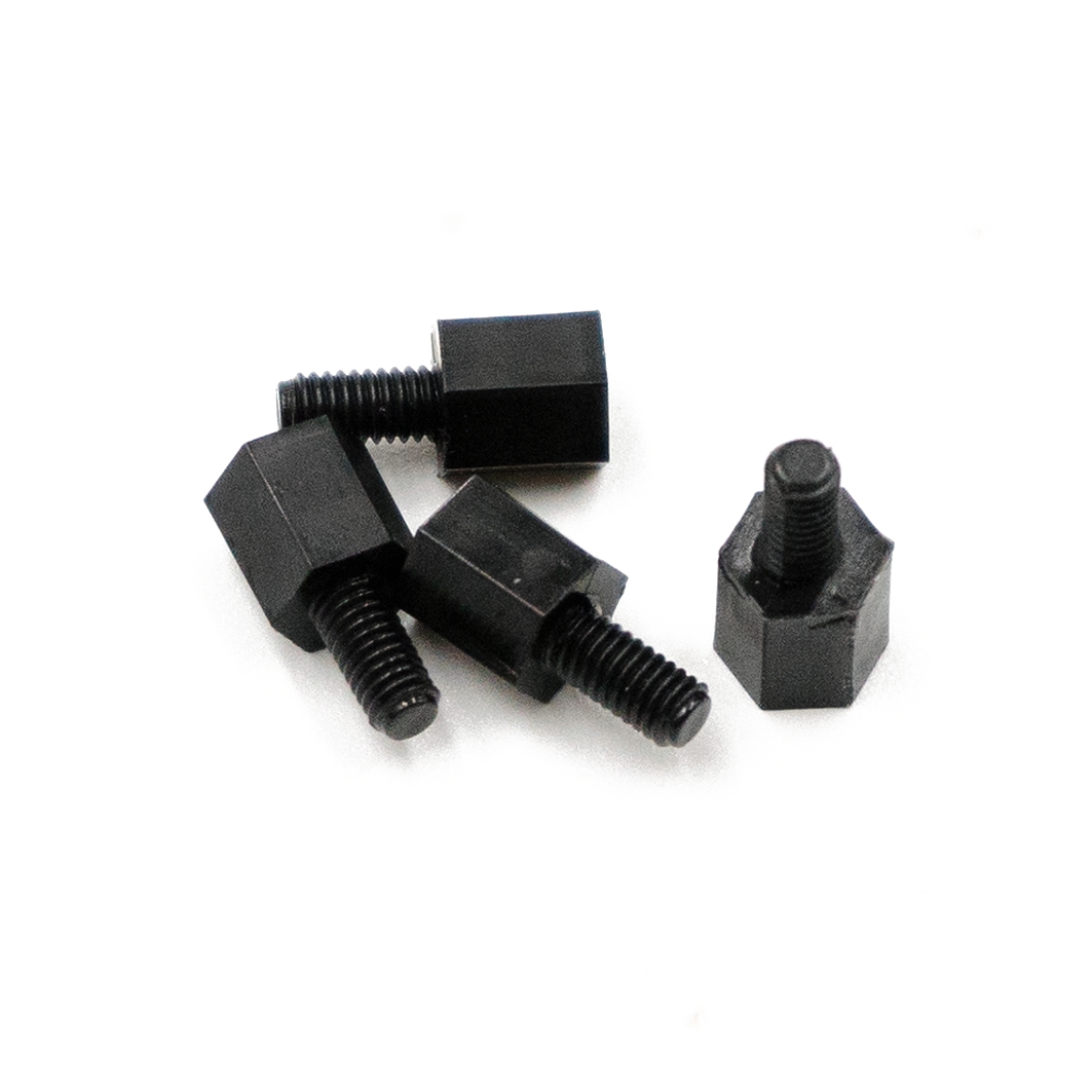  Стойка М3*6 Nylon-black, 4 штуки для Arduino ардуино