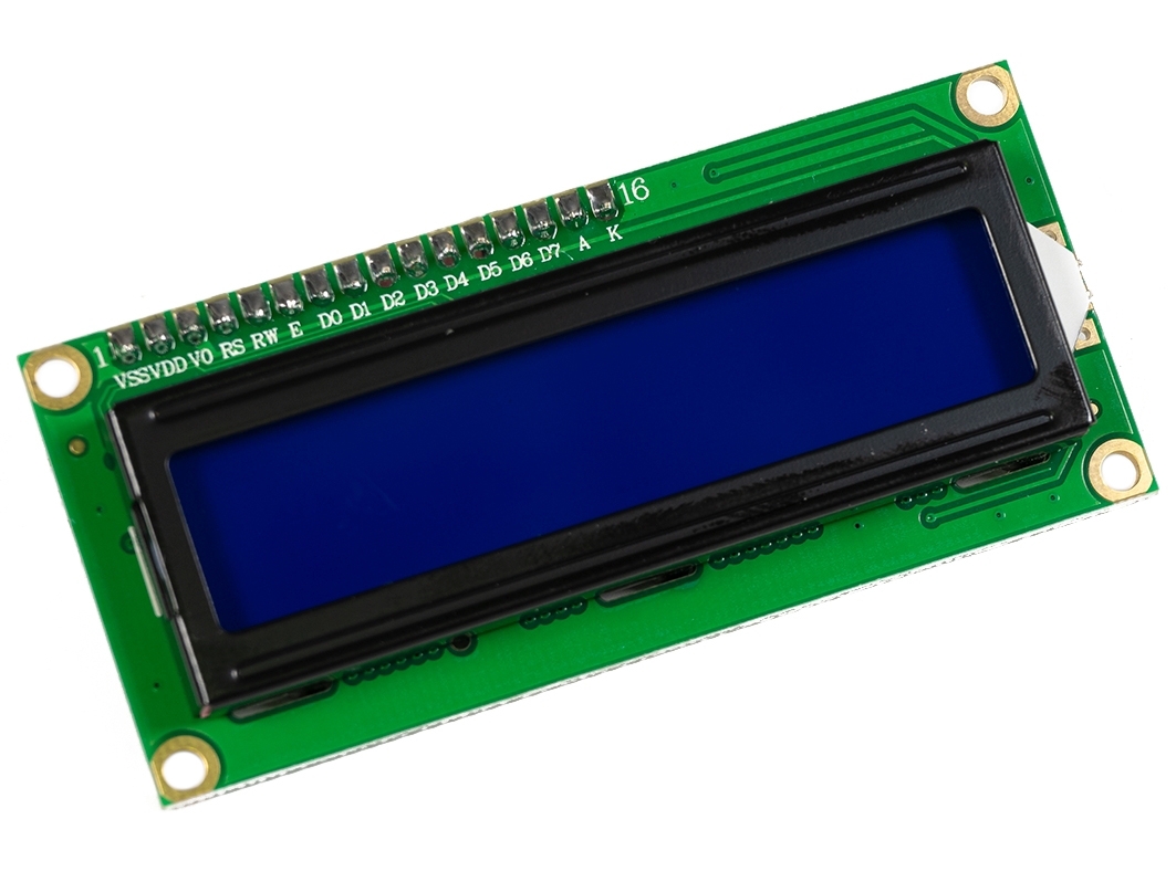  Символьный дисплей LCD1602 I²C PCF8574 (Синяя подсветка)  для Arduino ардуино