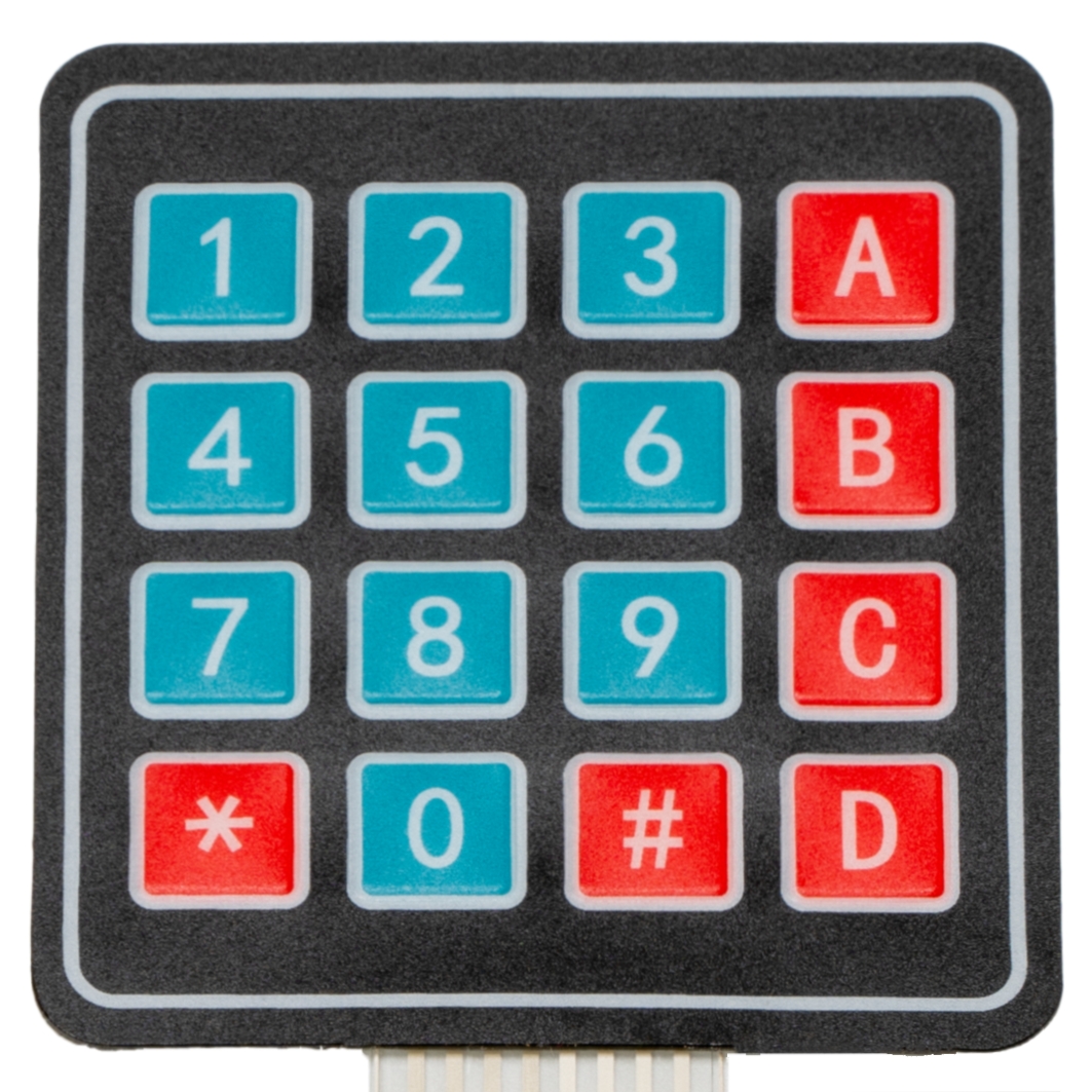  Эластичная клавиатура 4 x4 кнопки для Arduino ардуино