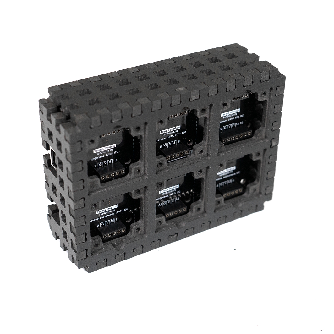  Корпус Set Box, черный (конструктор ПВХ) для Arduino ардуино