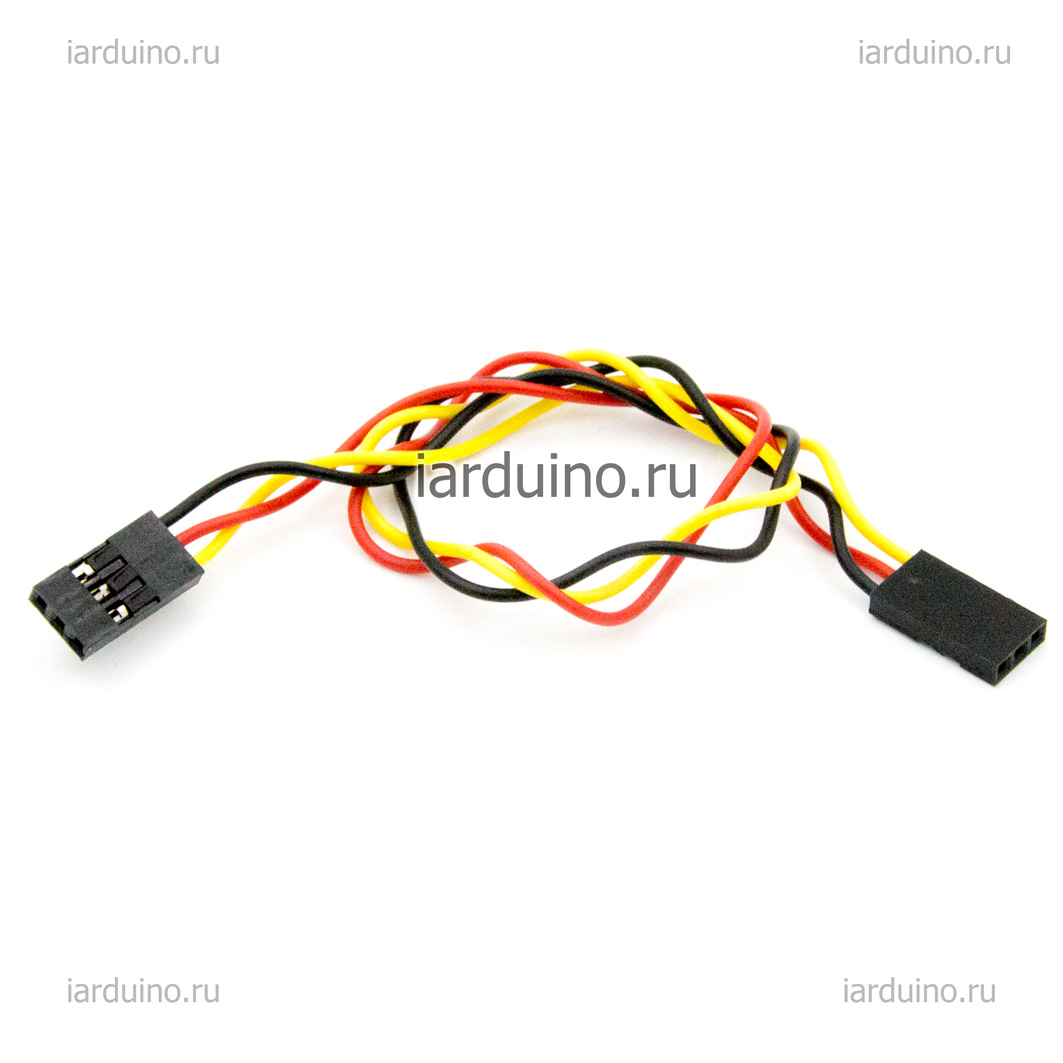  Шлейф «мама-мама» (3 pin, 20 см) для Arduino ардуино