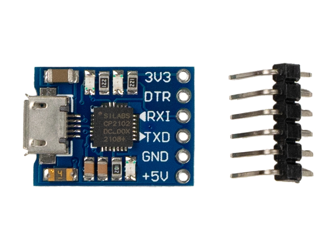  Преобразователь интерфейсов «USB – UART» (CP2102 / USB Micro) для Arduino ардуино