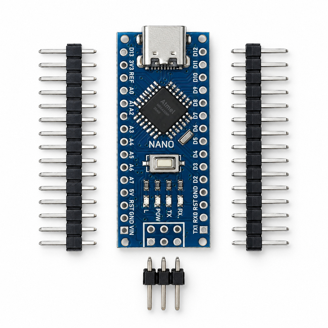  Arduino Nano (USB CH340 / Type-C / Без ног) для Arduino ардуино