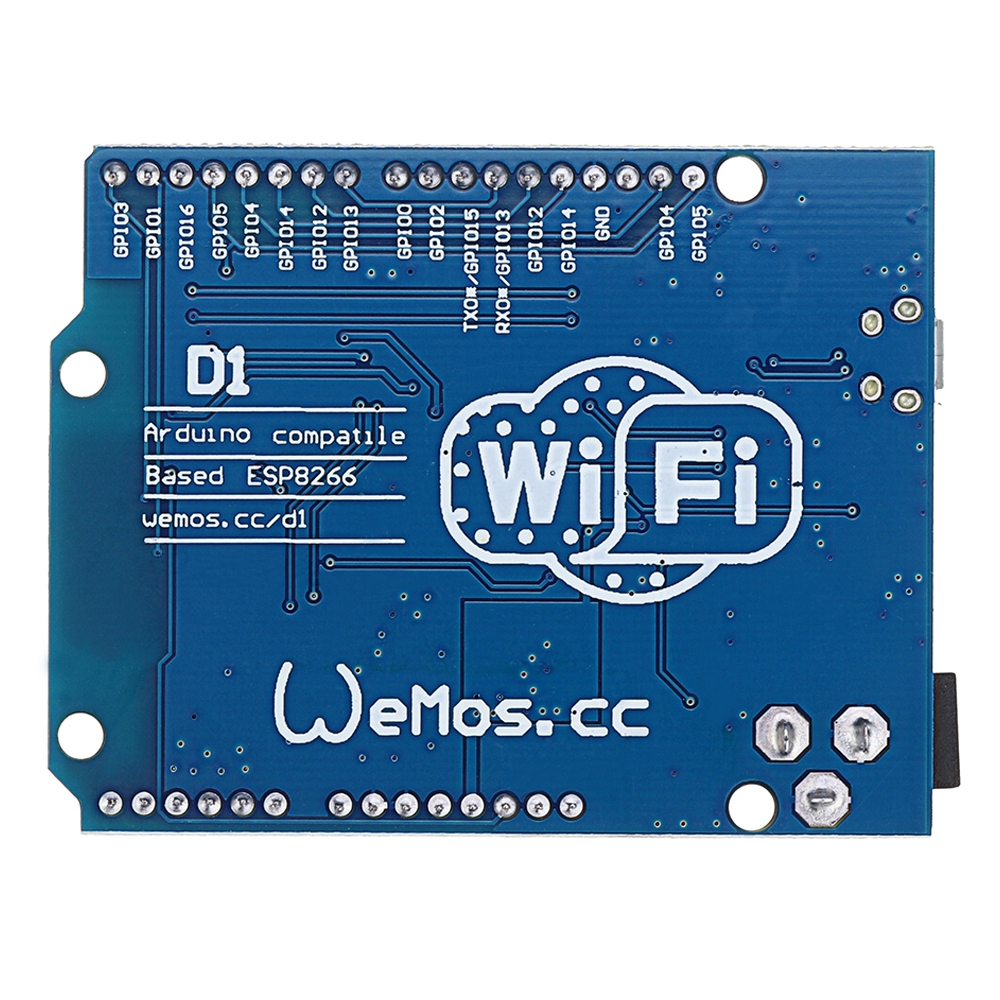  Контроллер WeMos ESP8266 Wi-Fi D1/R1 для Arduino ардуино