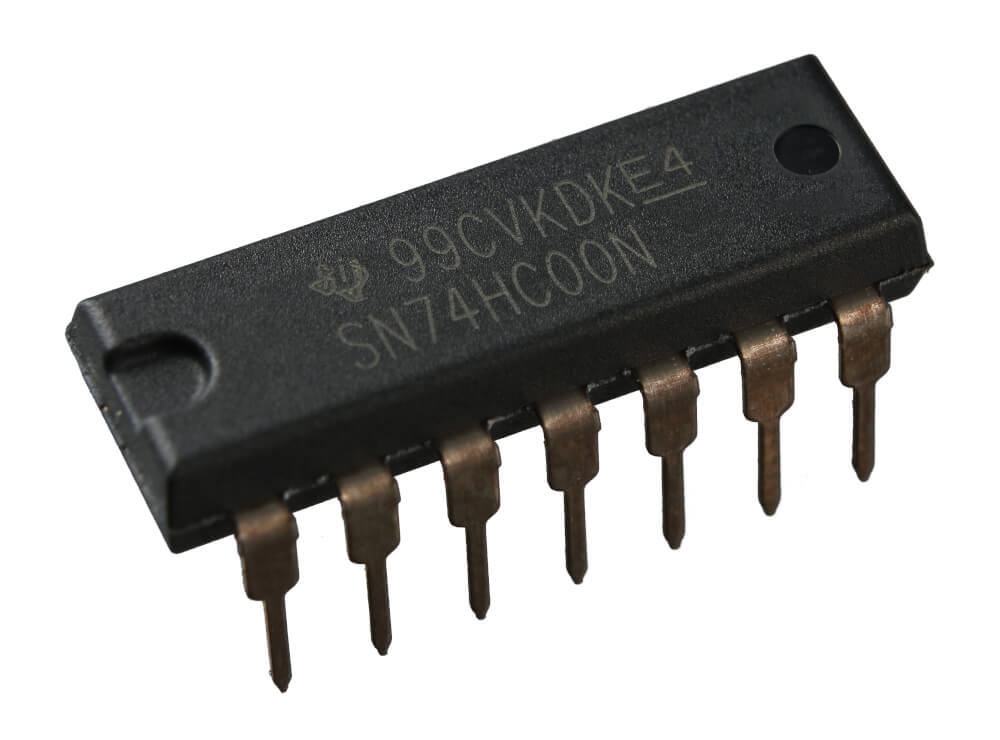  Микросхема логики SN74HC00N / 4×2-NAND для Arduino ардуино