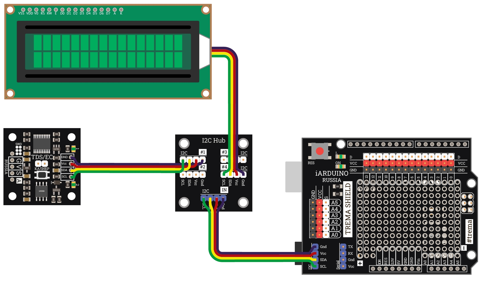 Измеритель концентрации TDSEC на Arduino, Piranha, ESP - Описания, примеры, подключение к Arduino